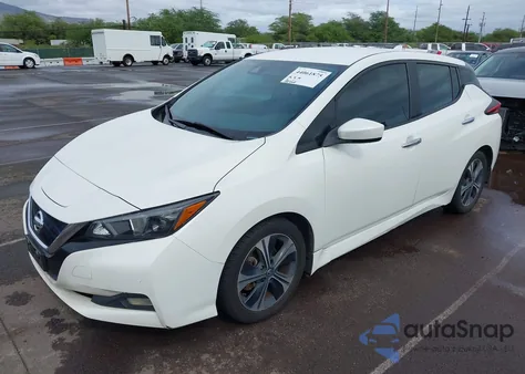 2020 Nissan Leaf Sv 40 Kwh z USA, uszkodzony, nr VIN 1N4AZ1CP0LC302695